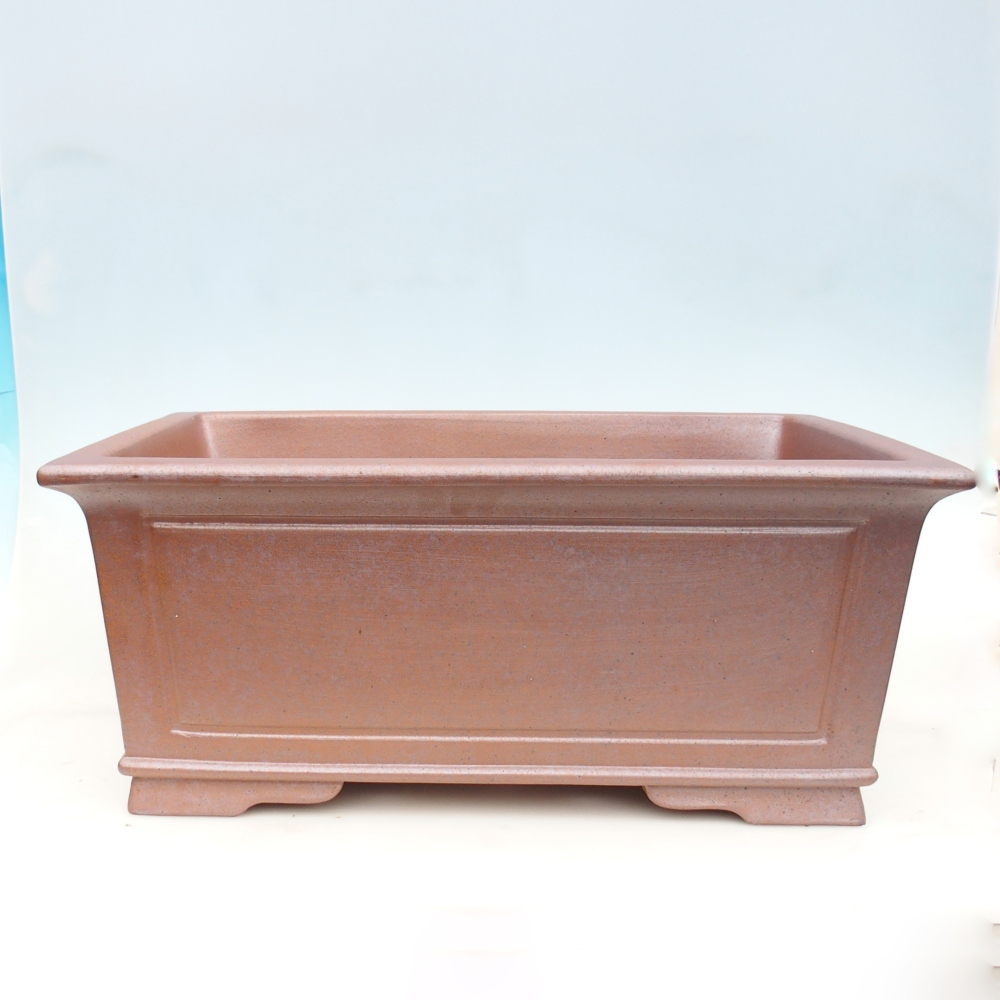 Cuenco bonsái de cerámica 61 x 46 x 25 cm , color metal - SOLO RECOGIDA PERSONAL o transporte en palet