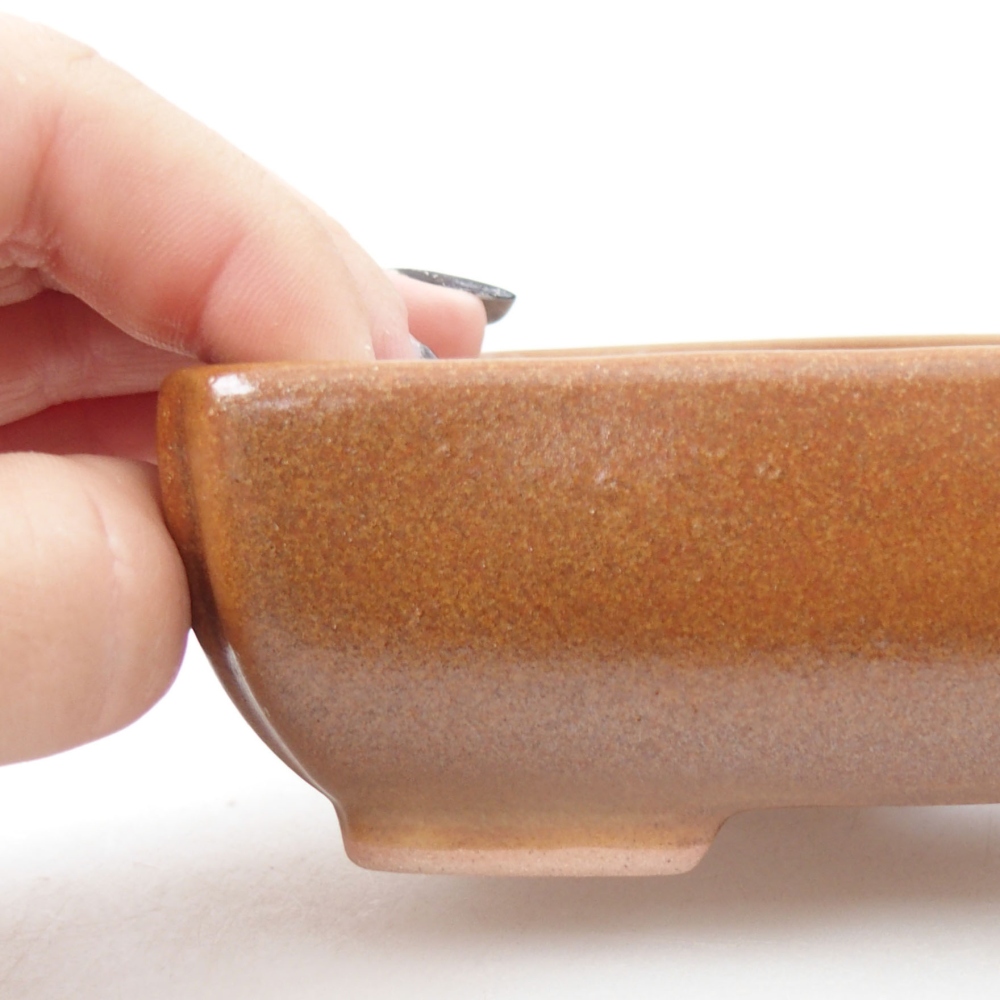 Cuenco bonsái de cerámica 22 x 17 x 5 cm, verde