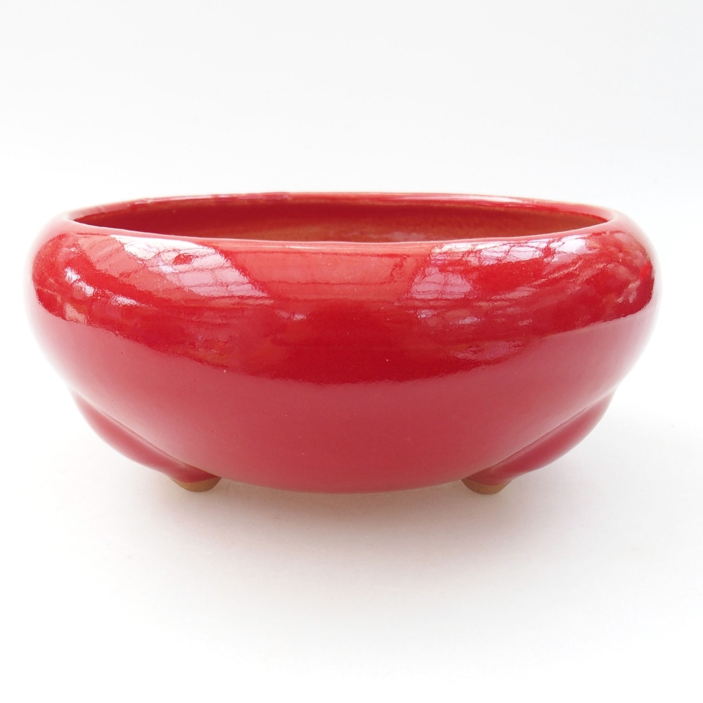 Cuenco bonsái de cerámica 22 x 17 x 5 cm, verde