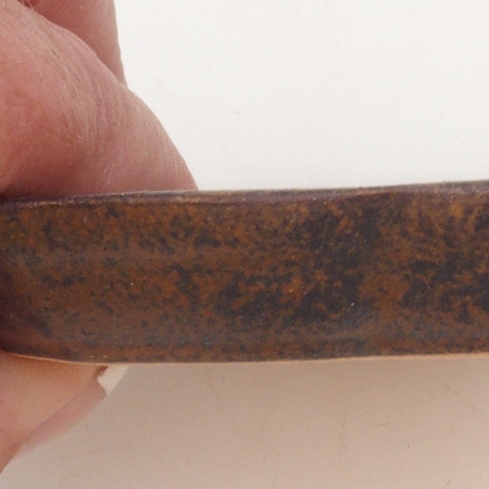 Cuenco de cerámica H95 - 8 x 8 x 1 cm - marrón