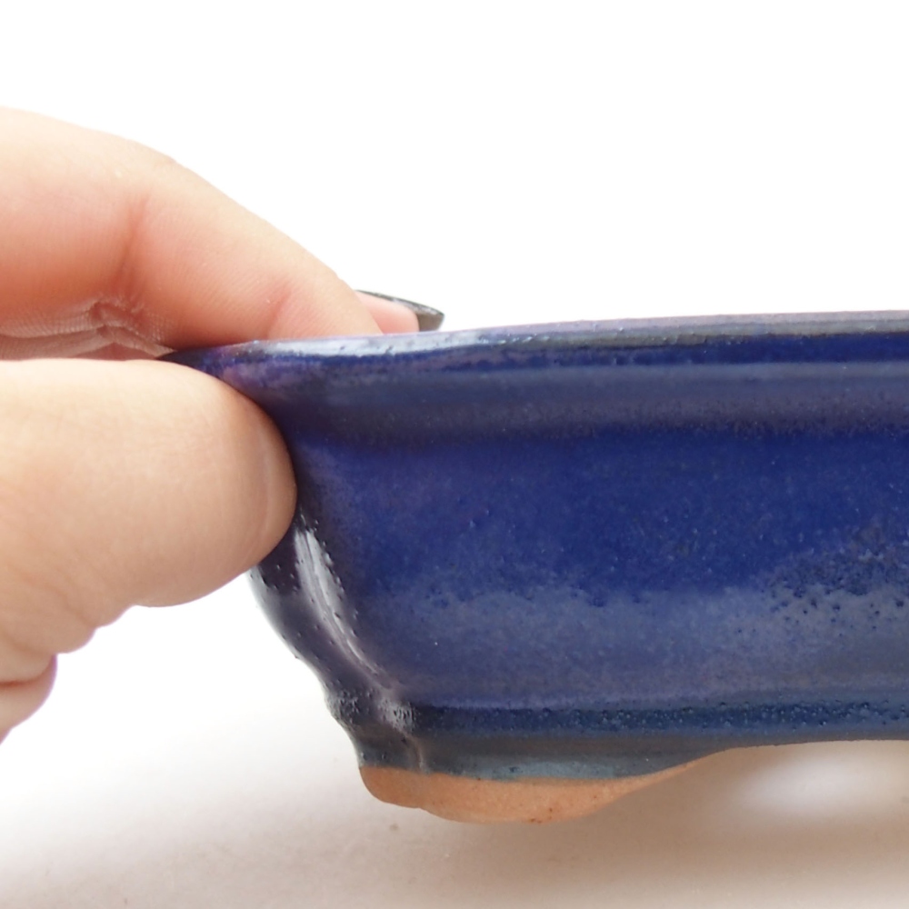 Cuenco bonsái de cerámica 22 x 17 x 5 cm, verde