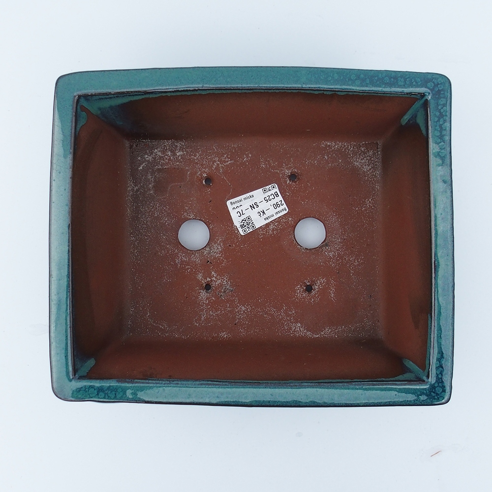 Cuenco 26 x 21,5 x 10 cm azul-verde