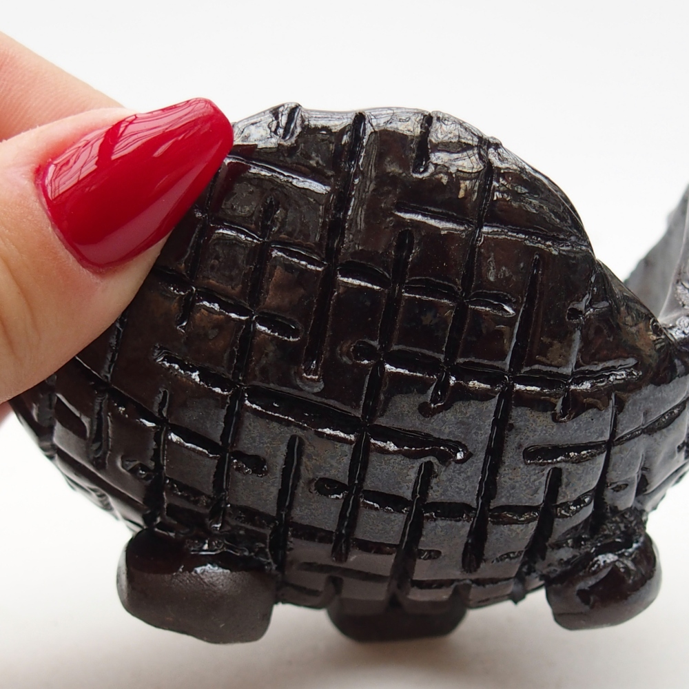 Concha de cerámica 9 x 9 x 6 cm , color negro