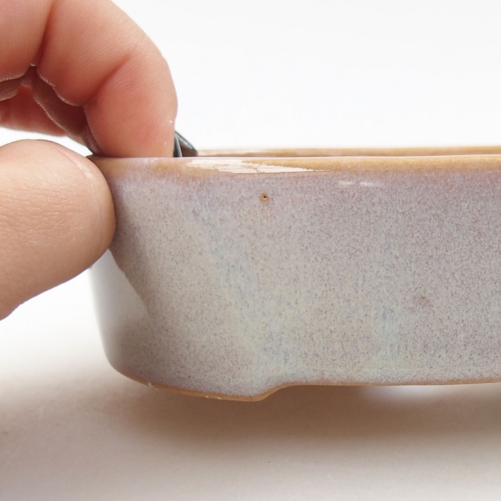 Cuenco bonsái de cerámica 22 x 17 x 5 cm, verde